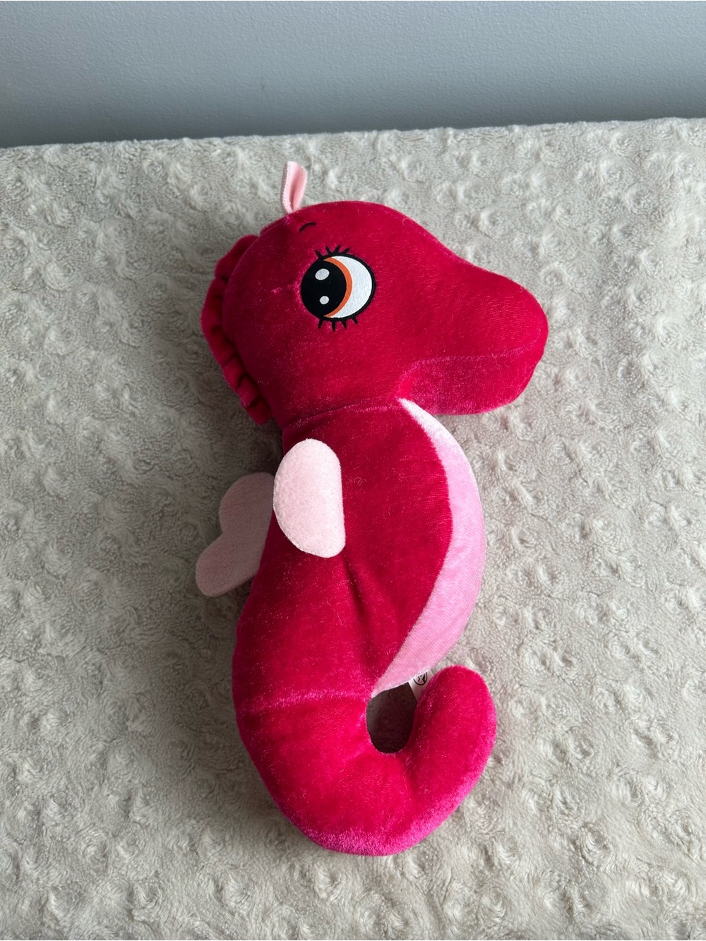 A&A Global Seahorse Plush Stuffed Animal Toy Pink Two Tone Sea Life